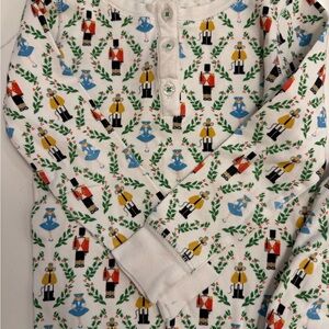 Roller rabbit Christmas nutcracker/toy soldier pajamas